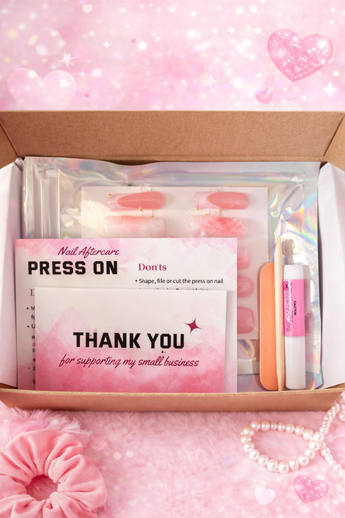 Cherry Luxe Press-On Nails 🍒
Handmade Luxury Press-On Nail Set | Reusable Custom Nails